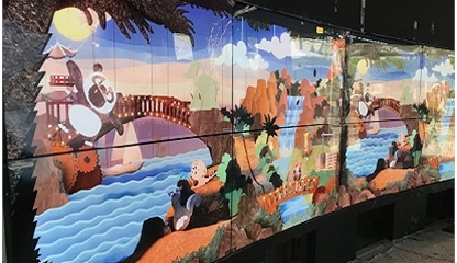 海南某旅游度假區夢幻OLED拼接屏