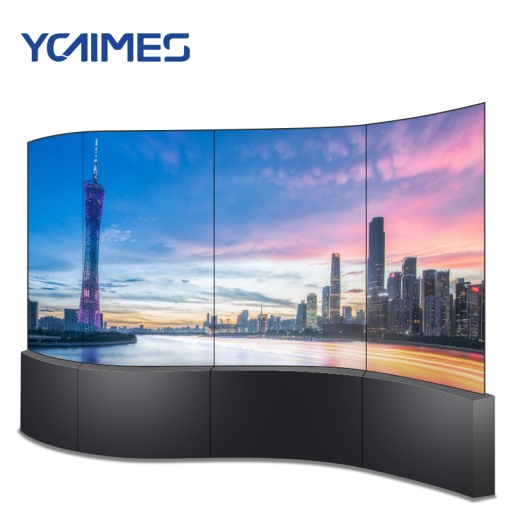 揚程OLED柔性拼接屏雙面曲面屏拼接應用效果