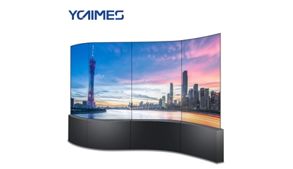 揚程OLED柔性拼接屏雙面曲面屏拼接應用效果