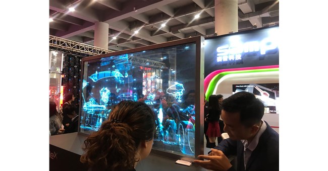 廣州揚程電子智能透明顯示屏