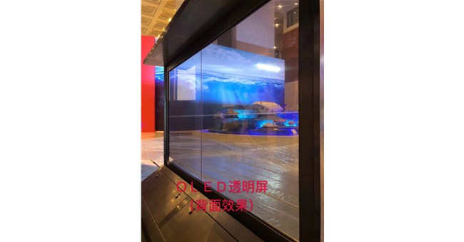 OLED透明屏還可以這樣應用
