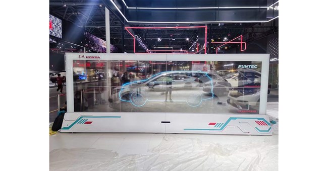 揚程電子透明OLED助力2023上海車展